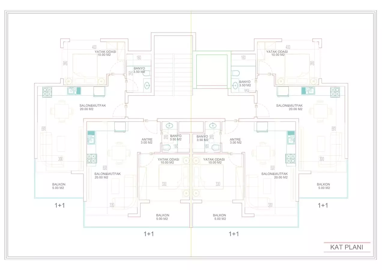 Квартира 56м² в Турции, Махмутлар. Стоимостью 139000€ аренда фото-21
