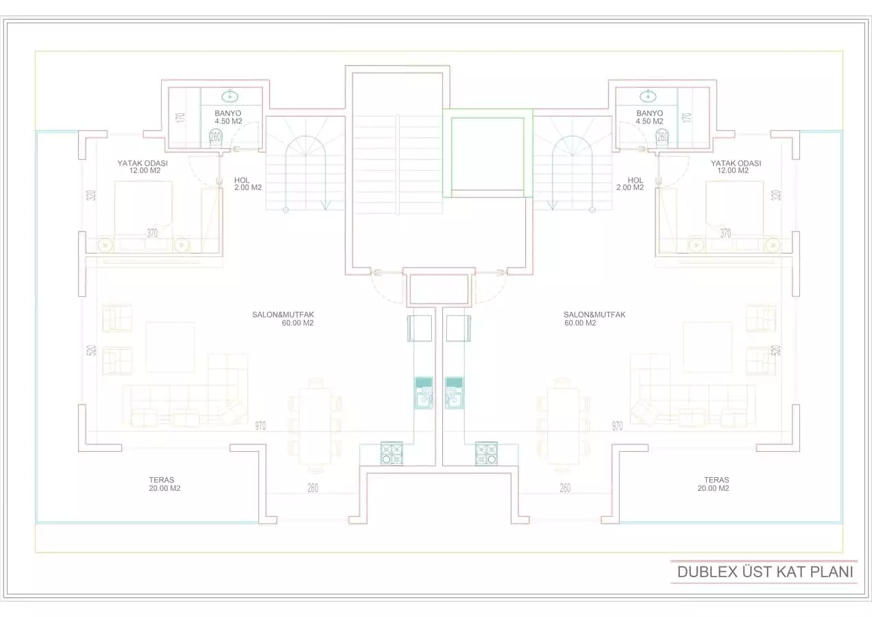 Квартира 56м² в Турции, Махмутлар. Стоимостью 139000€ аренда фото-23