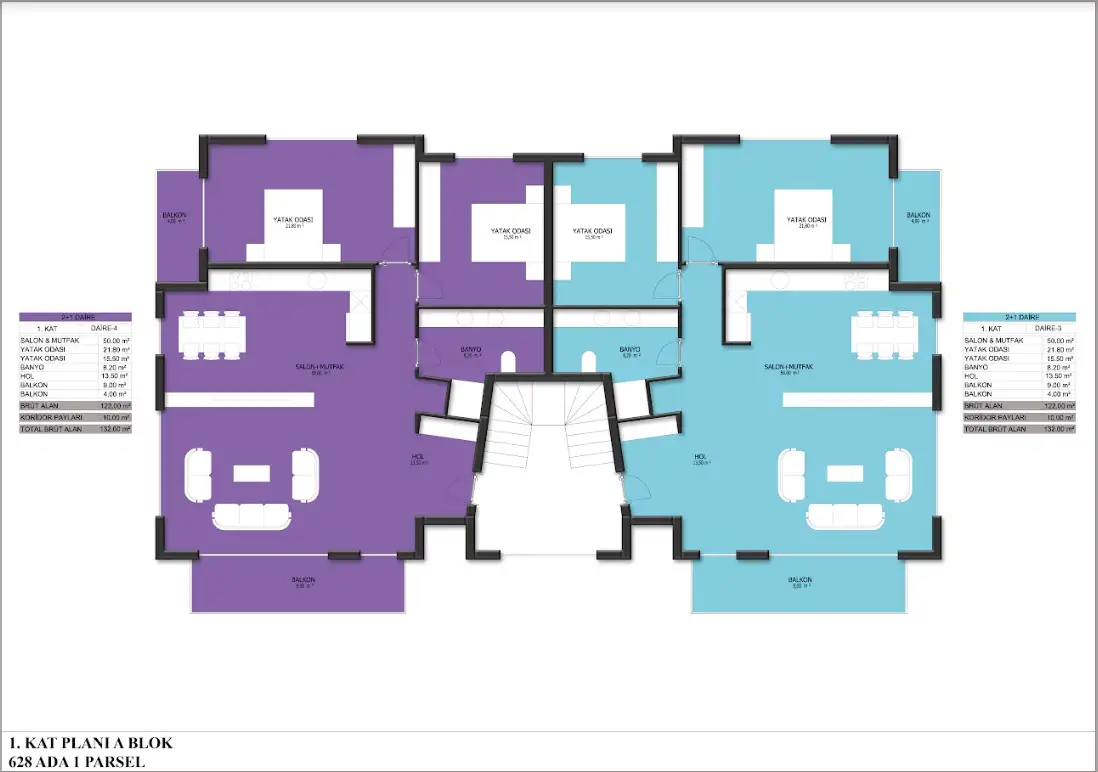Квартира 38м² в Турции, Махмутлар. Стоимостью 128000€ аренда фото-27