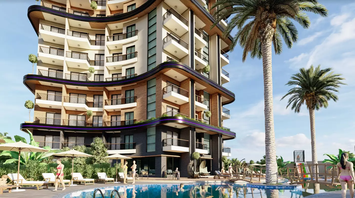 Квартира 53м² в Турции, Махмутлар. Стоимостью 135000€ аренда фото-4