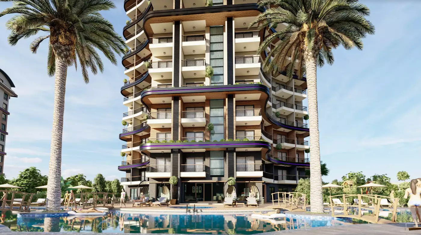 Квартира 53м² в Турции, Махмутлар. Стоимостью 135000€ аренда фото-5