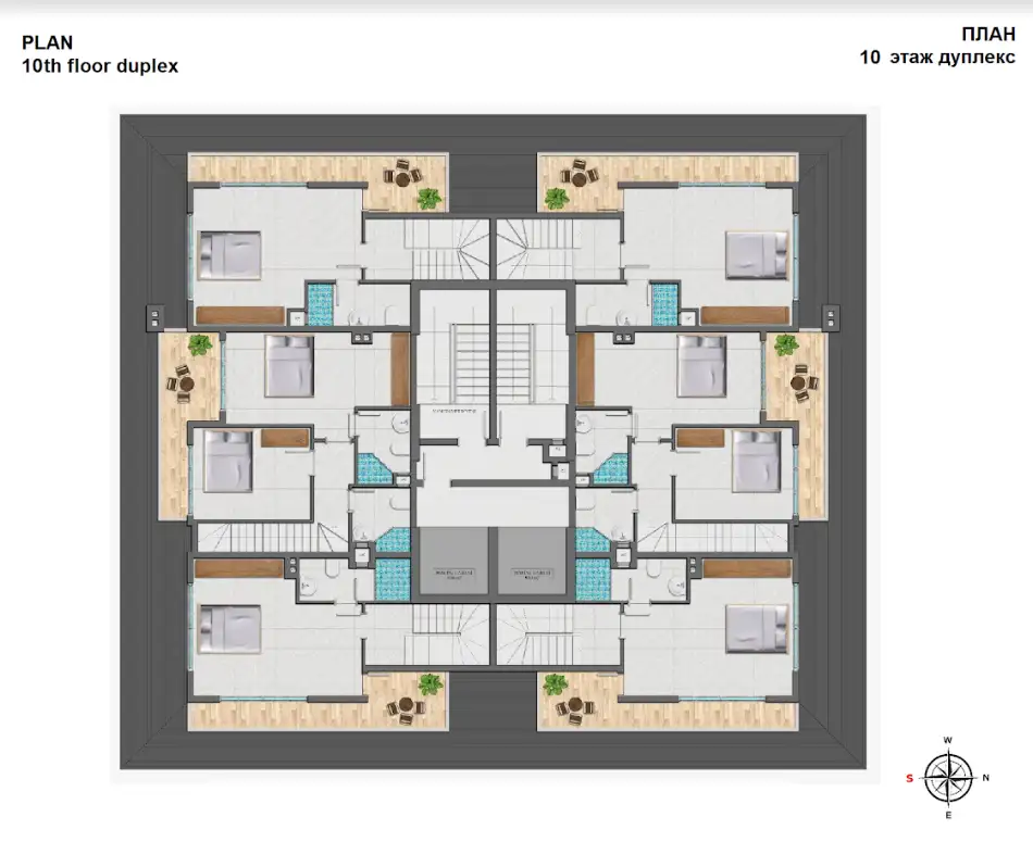 Квартира 65м² в Турции, Махмутлар. Стоимостью 137000€ аренда фото-31