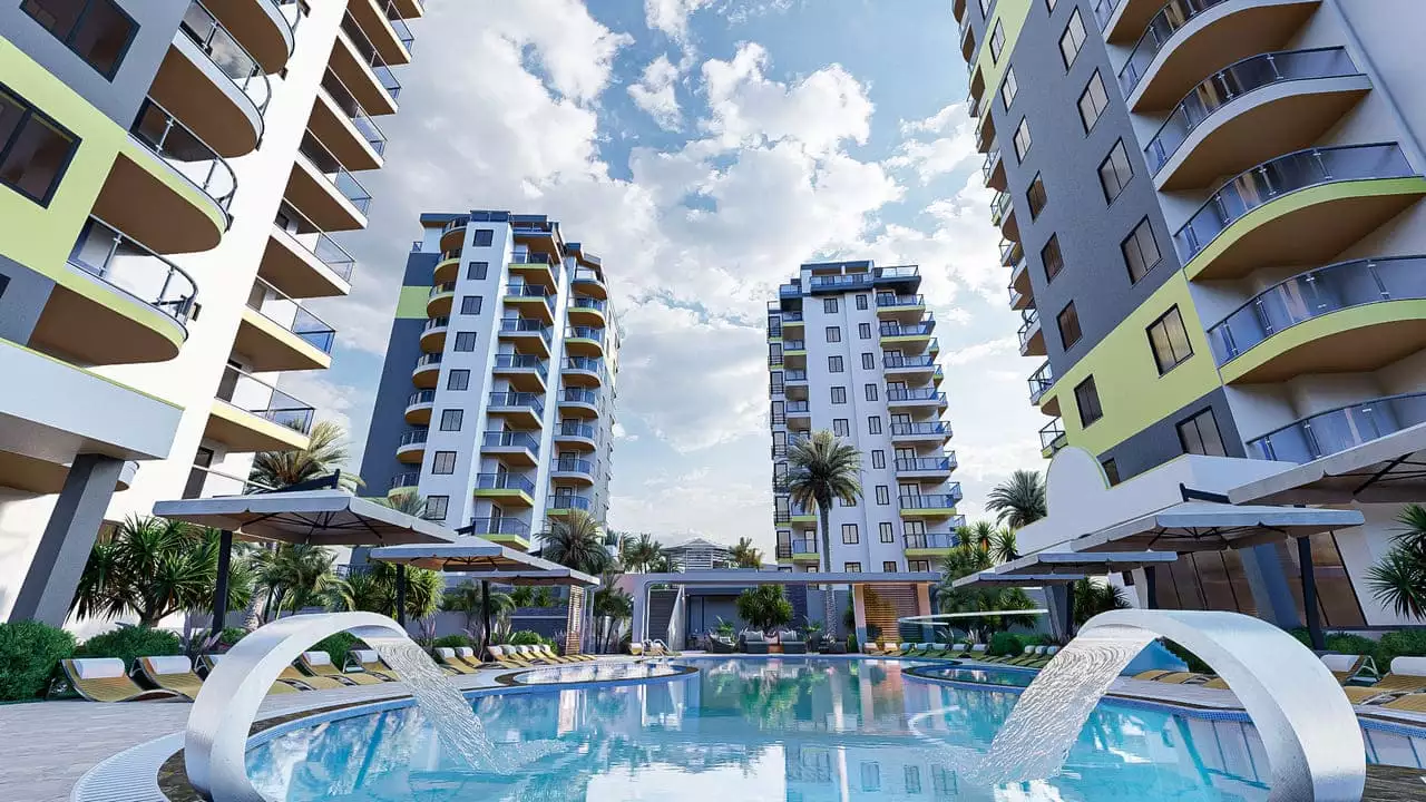 Квартира 52м² в Турции, Махмутлар. Стоимостью 132000€ аренда фото-3