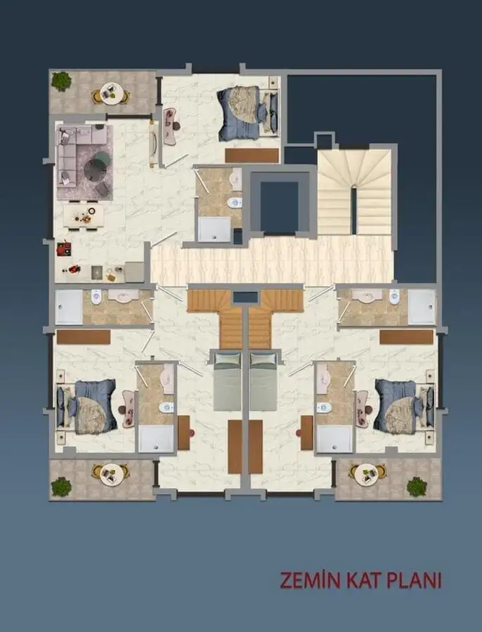 Пентхаус 50м² в Турции, Кестель. Стоимостью 155000€ аренда фото-21