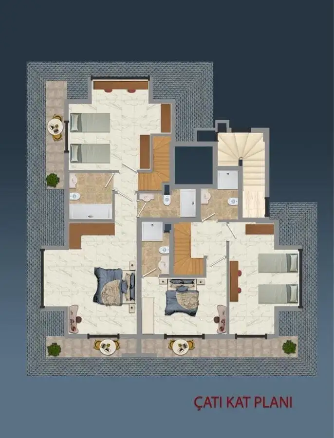 Пентхаус 50м² в Турции, Кестель. Стоимостью 155000€ аренда фото-24