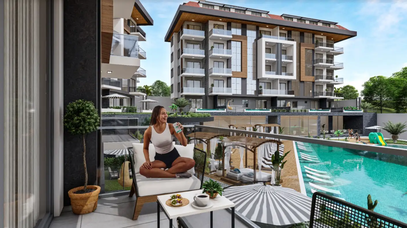 Квартира 45м² в Турции, Кестель. Стоимостью 140000€ аренда фото-8