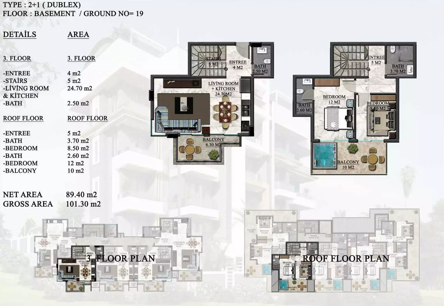 Таунхаус 50м² в Турции, Оба. Стоимостью 180000€ аренда фото-26