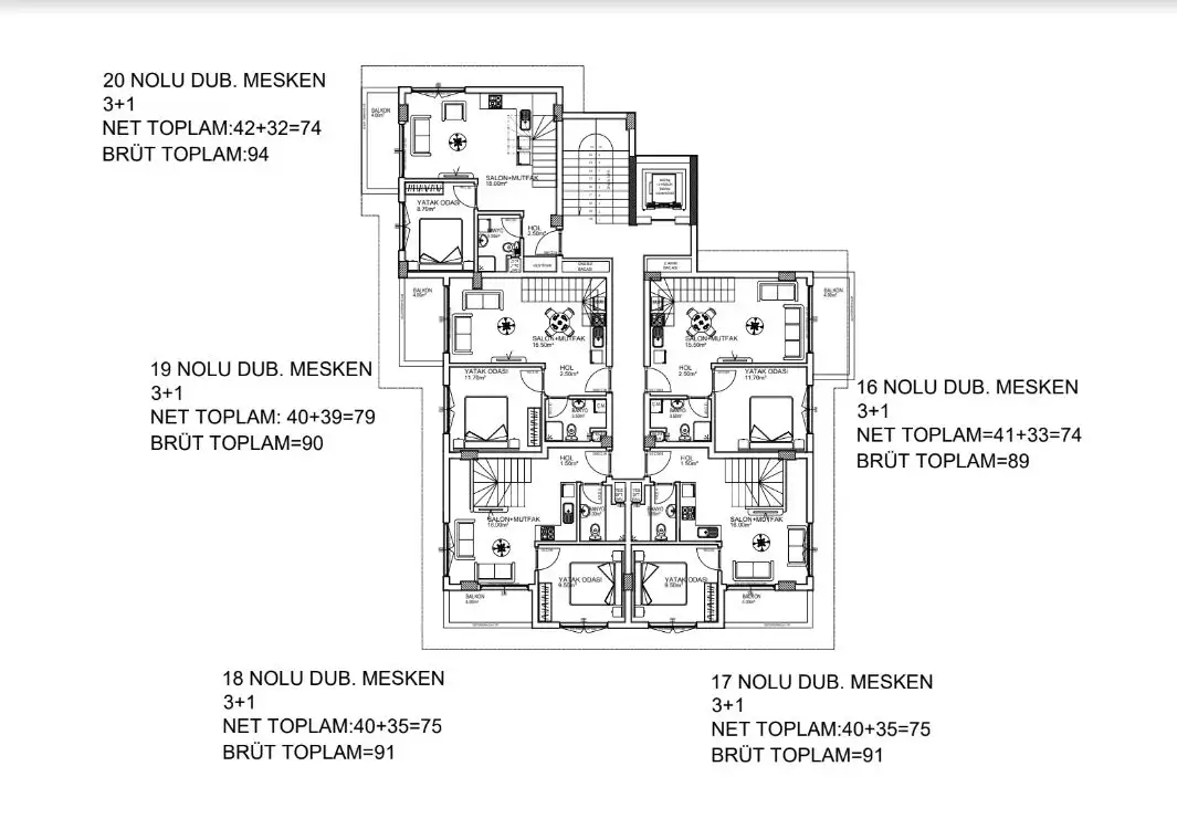 Квартира 52м² в Турции, Оба. Стоимостью 155000€ аренда фото-29