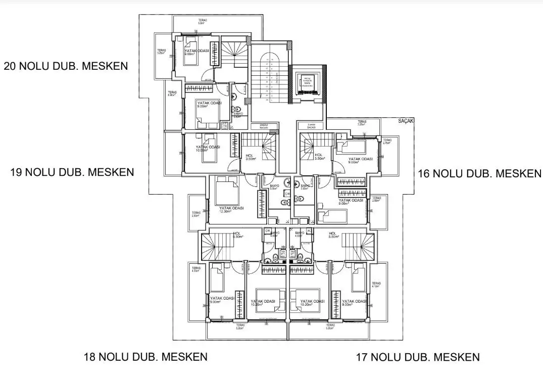 Квартира 52м² в Турции, Оба. Стоимостью 155000€ аренда фото-30