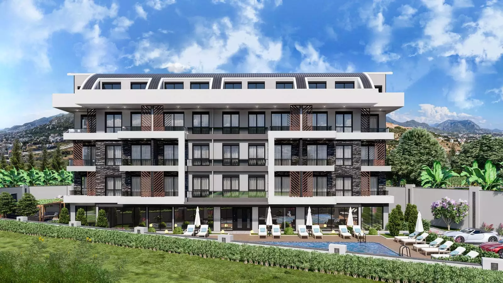 Квартира 46м² в Турции, Джикджилли. Стоимостью 167000€ аренда фото-2