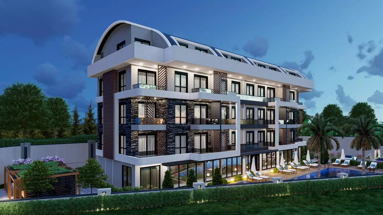 Квартира 46м² в Турции, Джикджилли. Стоимостью 167000€ аренда фото-9