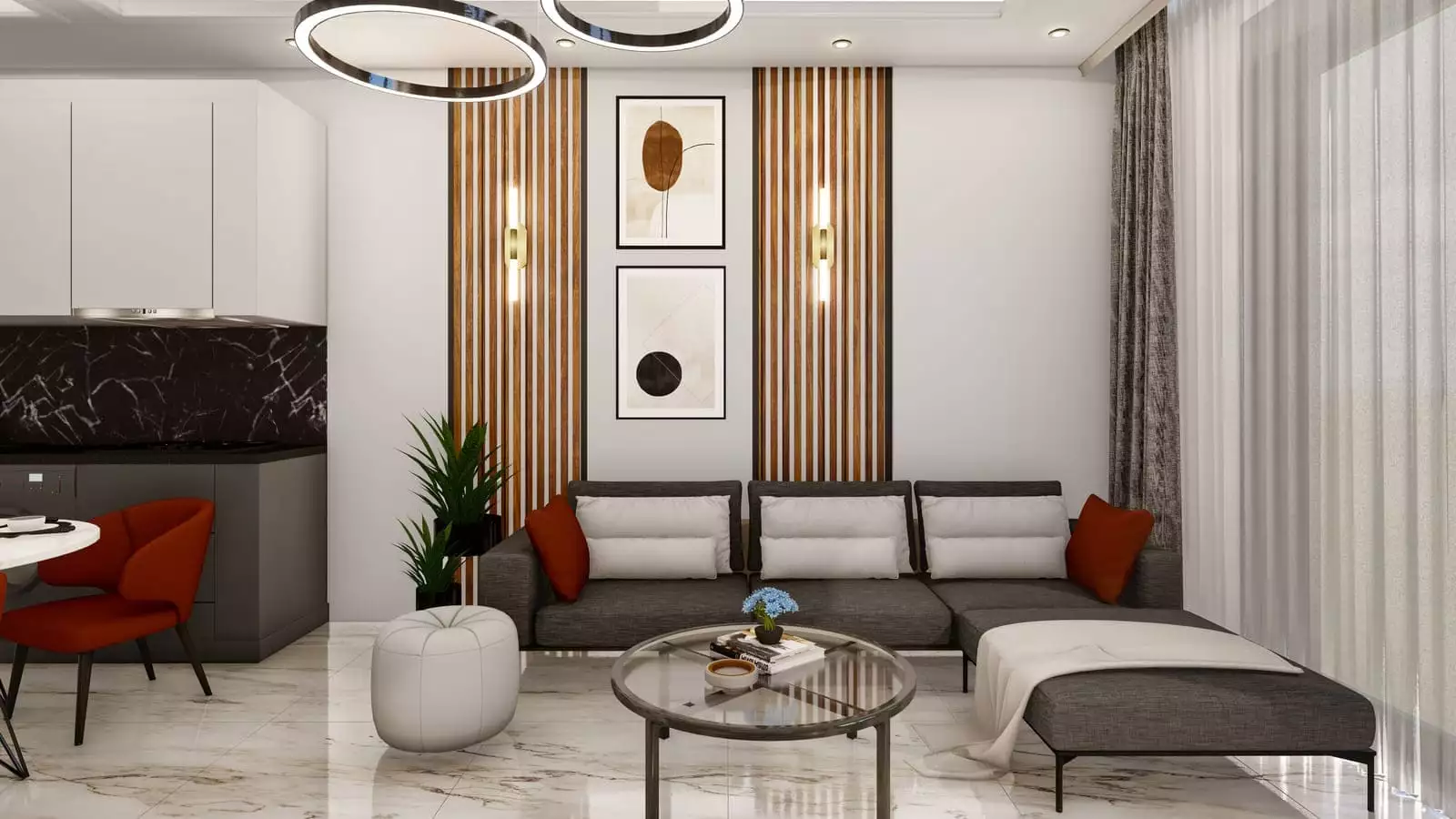 Квартира 46м² в Турции, Джикджилли. Стоимостью 167000€ аренда фото-21