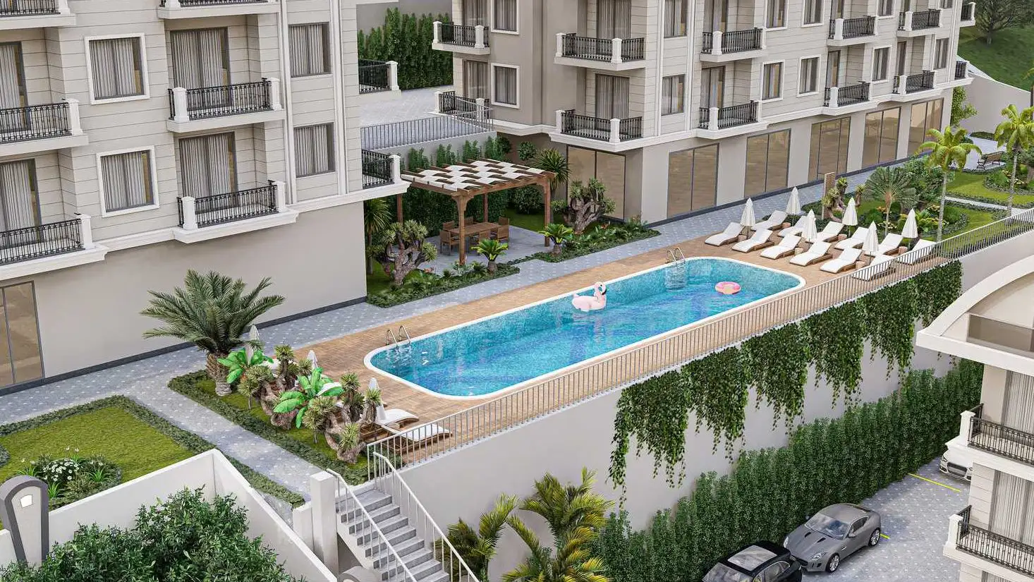 Квартира 57м² в Турции, Конаклы. Стоимостью 129000€ аренда фото-18