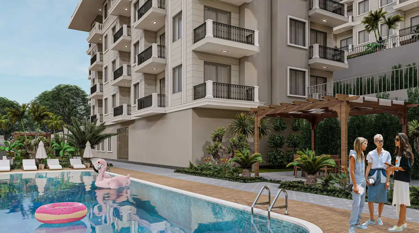 Квартира 57м² в Турции, Конаклы. Стоимостью 129000€ аренда фото-20