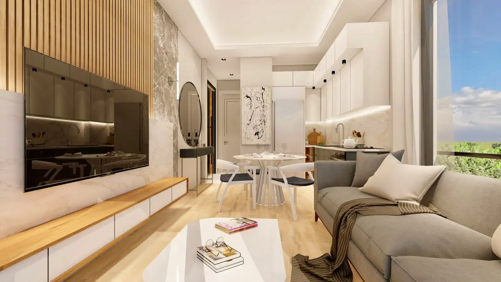 Квартира 55м² в Турции, Конаклы. Стоимостью 111500€ аренда фото-22