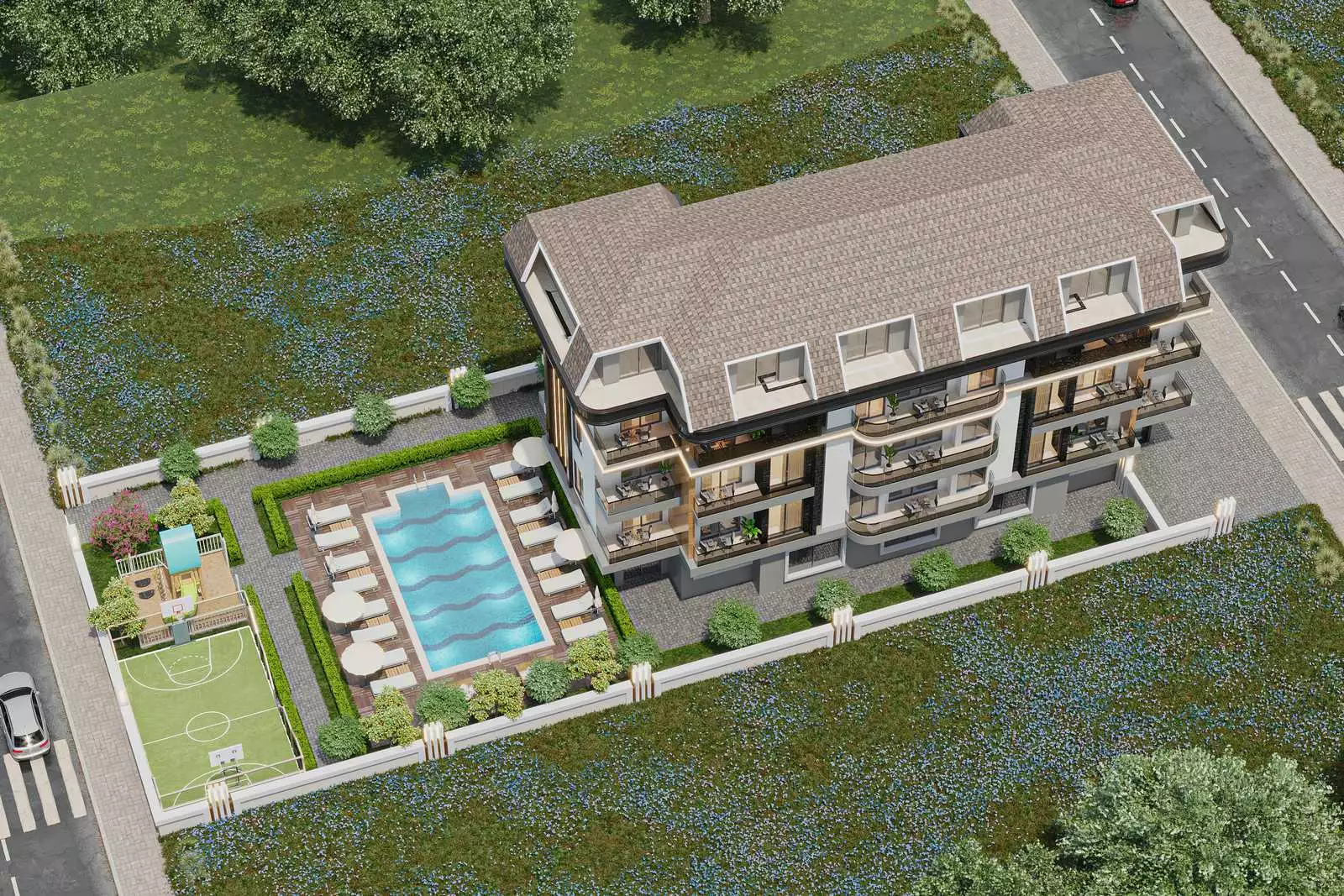 Квартира 50м² в Турции, Конаклы. Стоимостью 100000€ аренда фото-2