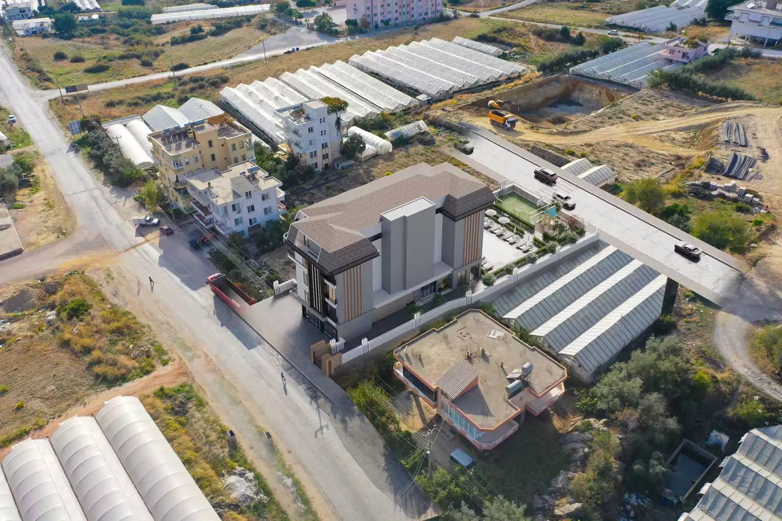 Квартира 50м² в Турции, Конаклы. Стоимостью 100000€ аренда фото-3