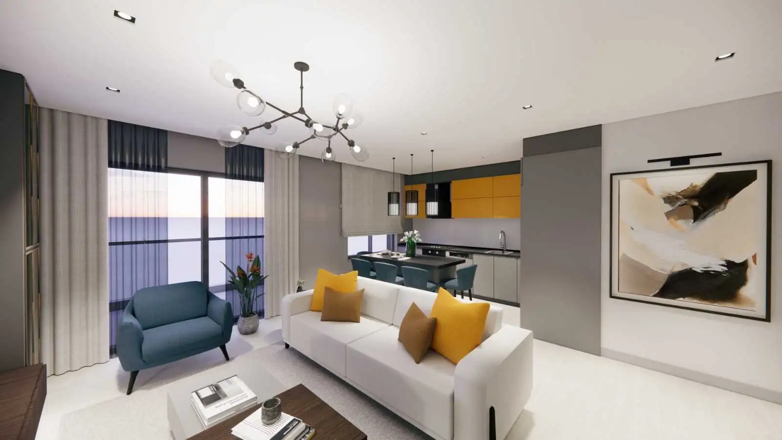 Квартира 50м² в Турции, Конаклы. Стоимостью 100000€ аренда фото-20