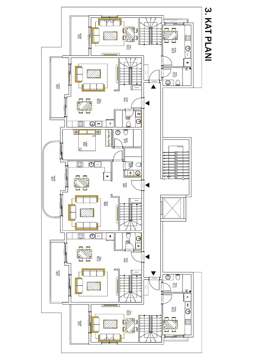 Квартира 50м² в Турции, Конаклы. Стоимостью 100000€ аренда фото-29
