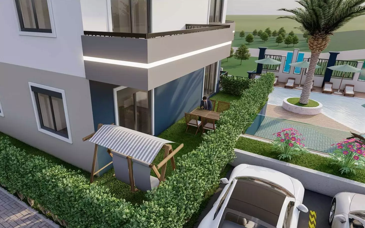 Таунхаус 55м² в Турции, Конаклы. Стоимостью 104500€ аренда фото-11
