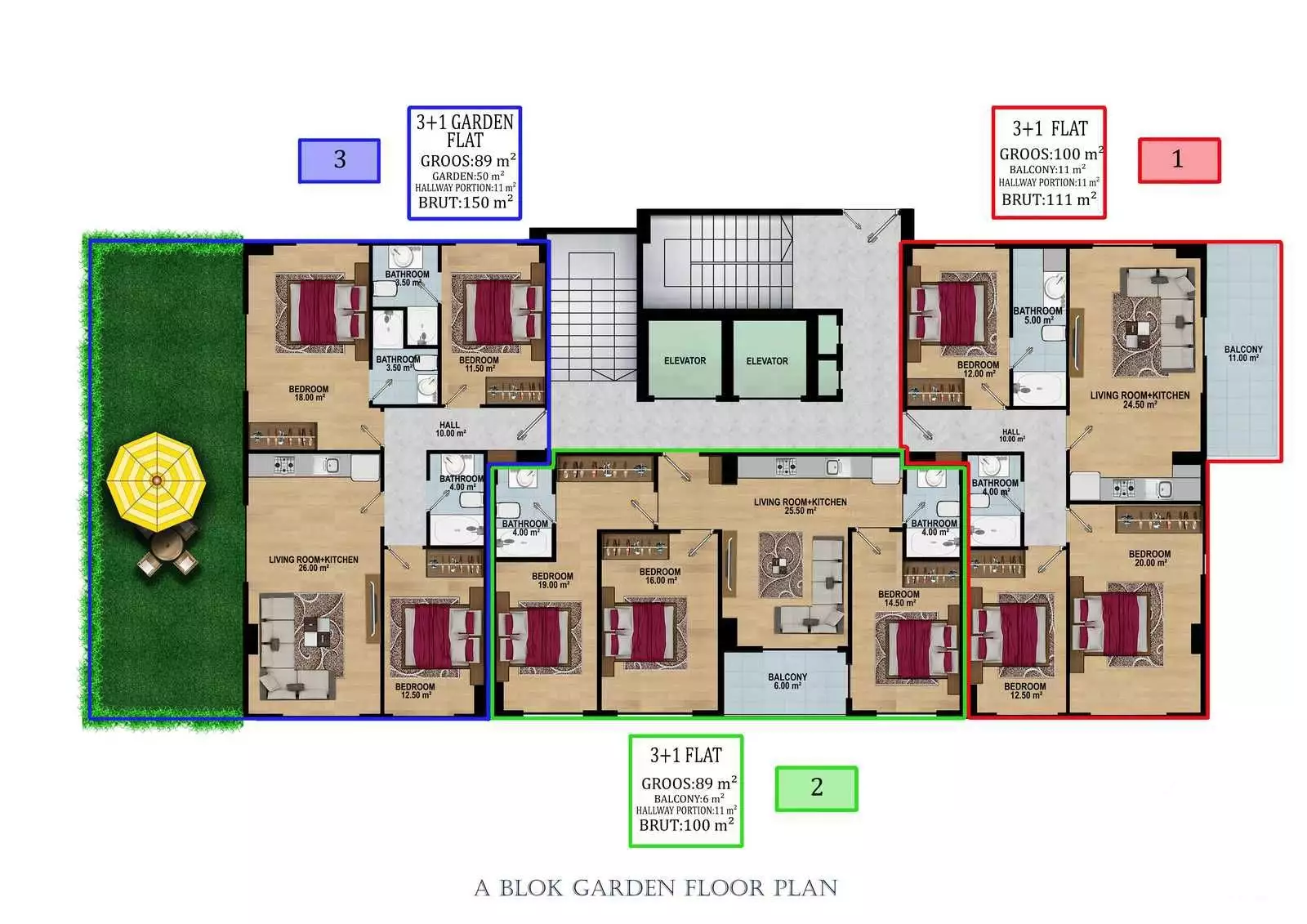 Таунхаус 55м² в Турции, Конаклы. Стоимостью 104500€ аренда фото-25