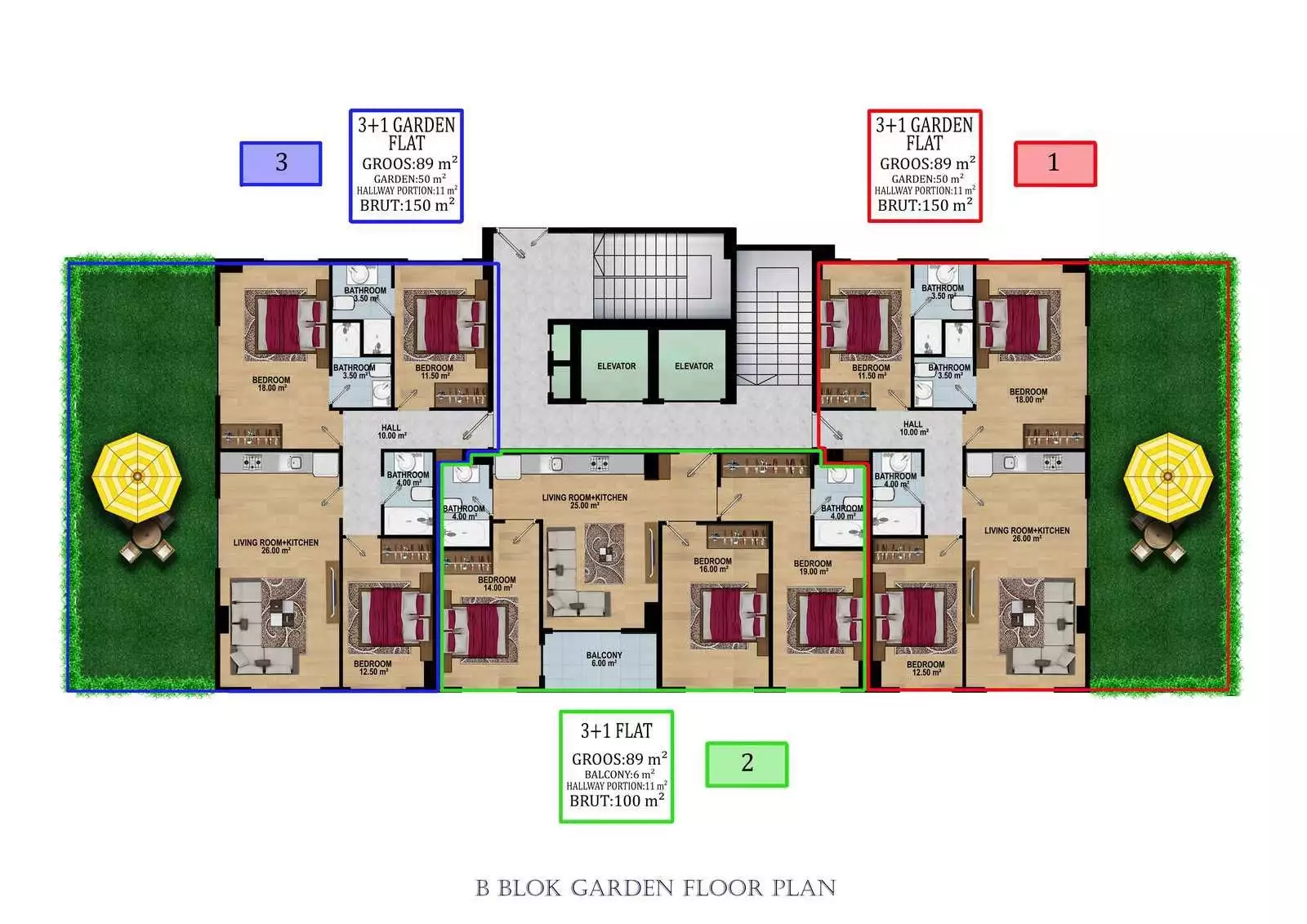 Таунхаус 55м² в Турции, Конаклы. Стоимостью 104500€ аренда фото-29