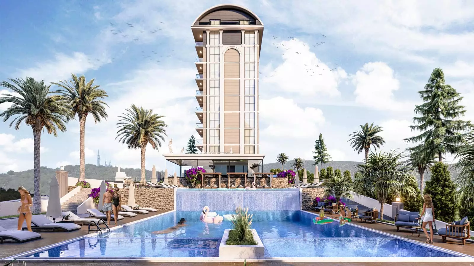 Квартира 55м² в Турции, Конаклы. Стоимостью 112000€ аренда фото-14