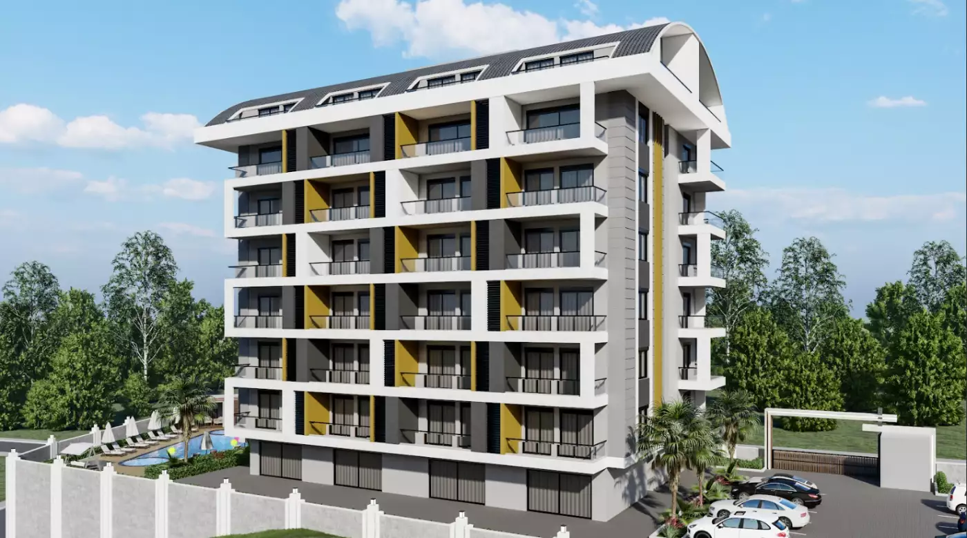 Квартира 50м² в Турции, Махмутлар. Стоимостью 105000€ аренда фото-1