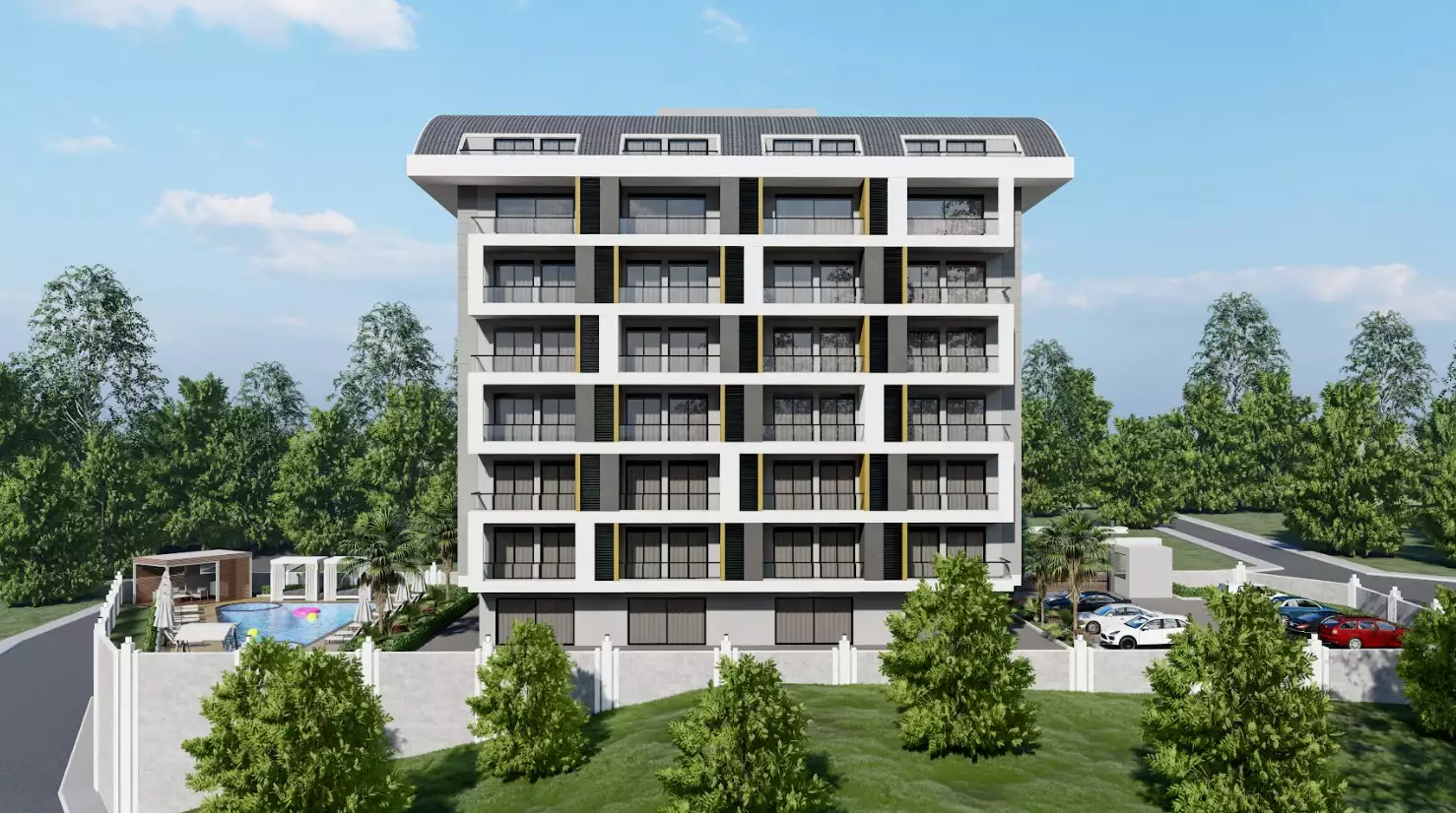 Квартира 50м² в Турции, Махмутлар. Стоимостью 105000€ аренда фото-3