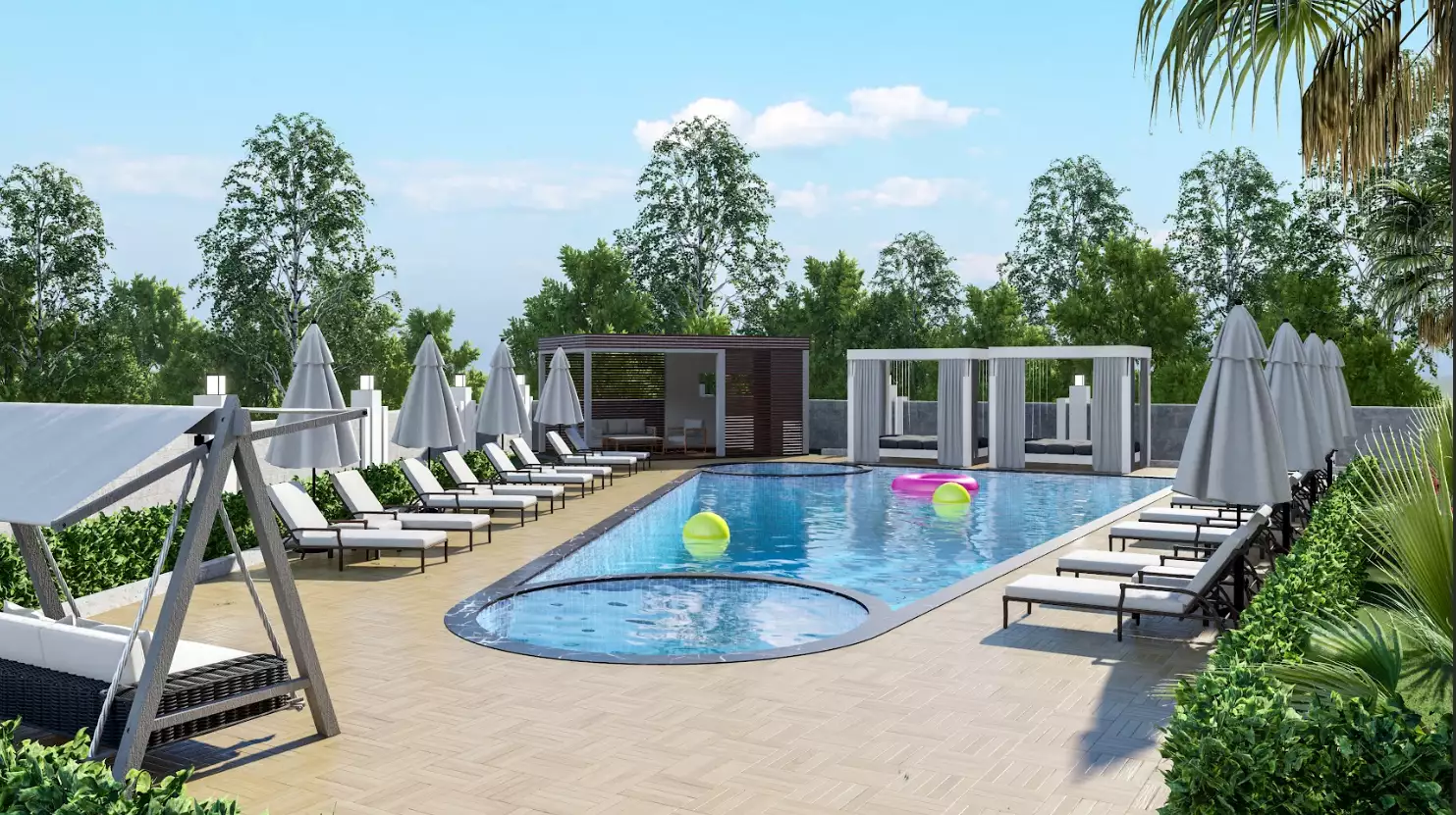 Квартира 50м² в Турции, Махмутлар. Стоимостью 105000€ аренда фото-7