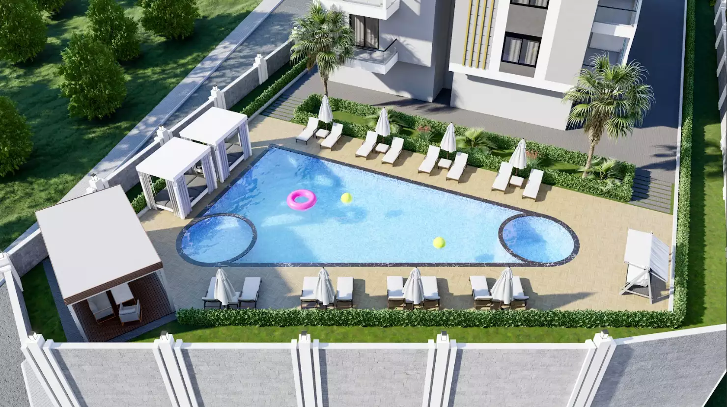 Квартира 50м² в Турции, Махмутлар. Стоимостью 105000€ аренда фото-8