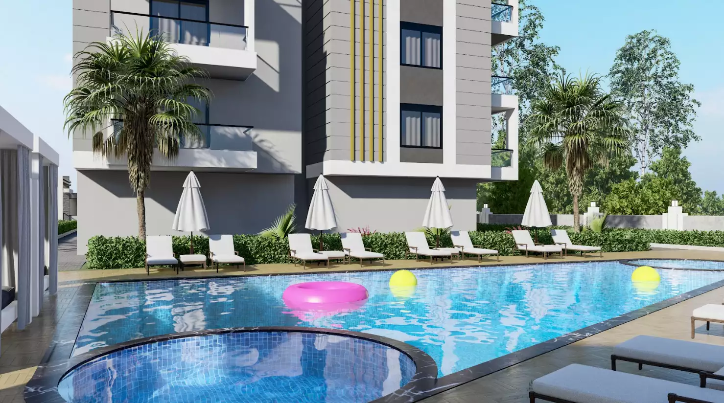 Квартира 50м² в Турции, Махмутлар. Стоимостью 105000€ аренда фото-9