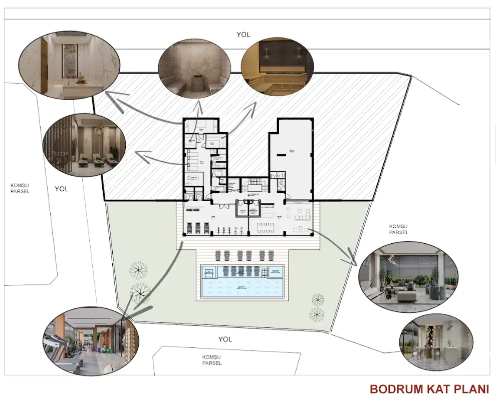 Квартира 44м² в Турции, Джикджилли. Стоимостью 159000€ аренда фото-30