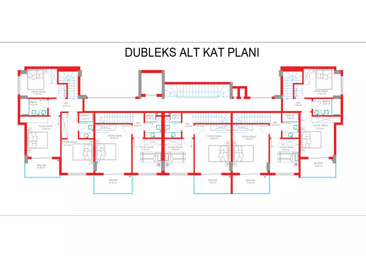 Квартира 48м² в Турции, Авсаллар. Стоимостью 95000€ аренда фото-21
