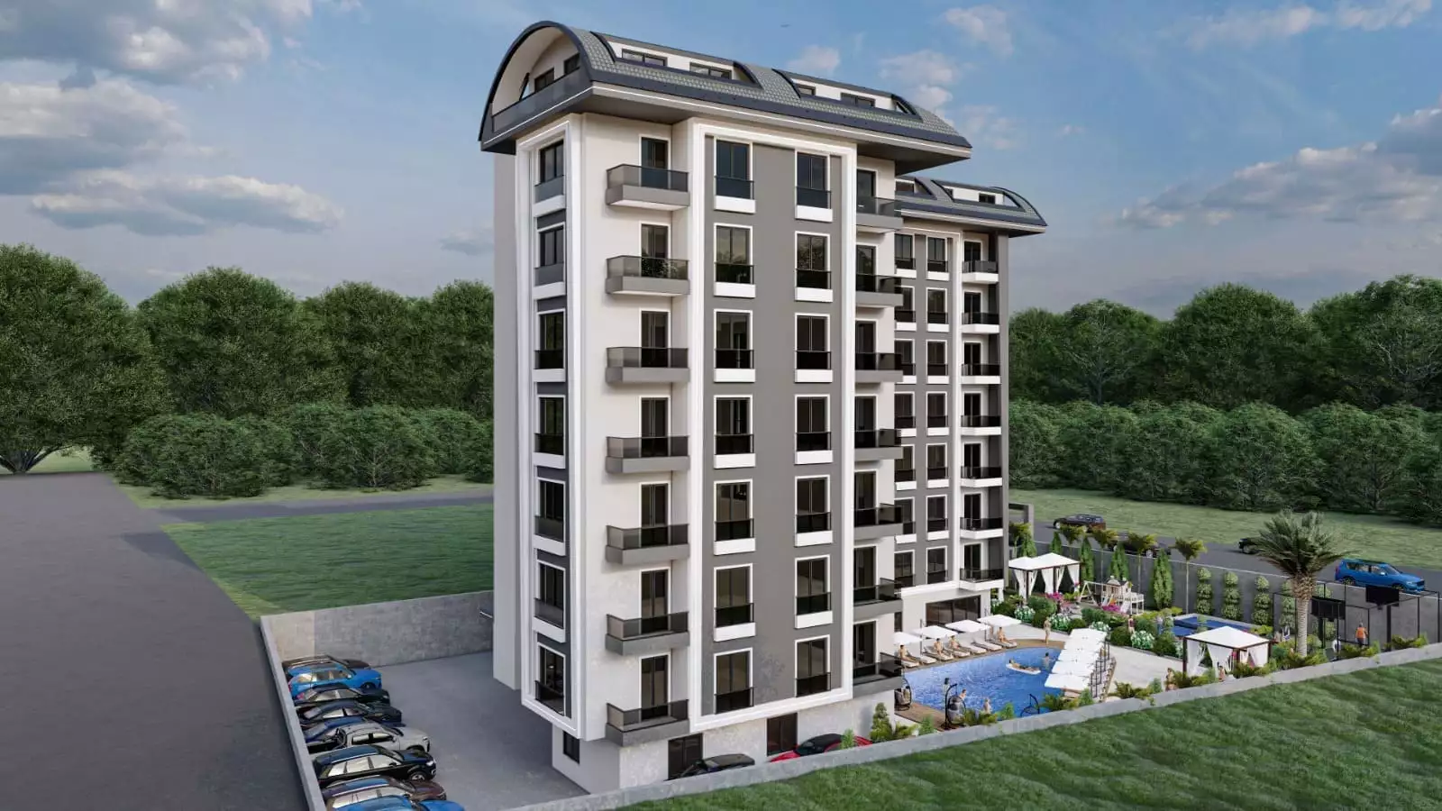 Квартира 53м² в Турции, Авсаллар. Стоимостью 110000€ аренда фото-3