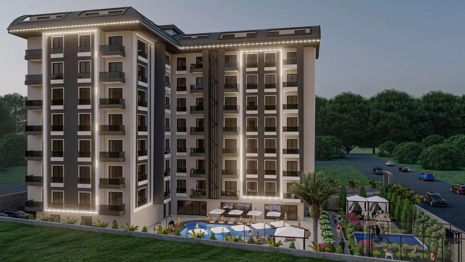 Квартира 53м² в Турции, Авсаллар. Стоимостью 110000€ аренда фото-7