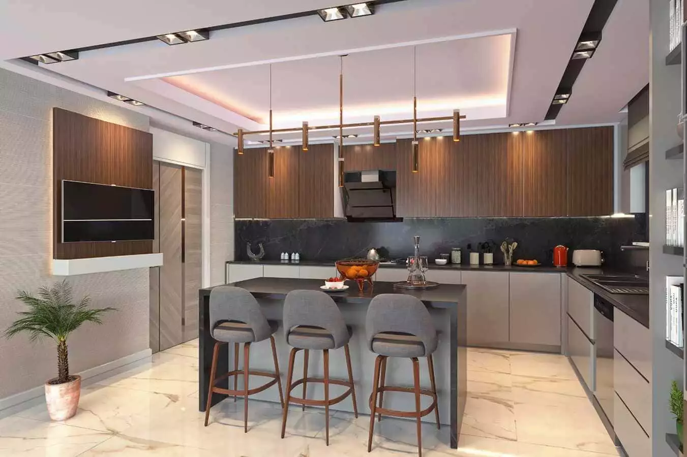 Квартира 53м² в Турции, Авсаллар. Стоимостью 110000€ аренда фото-14