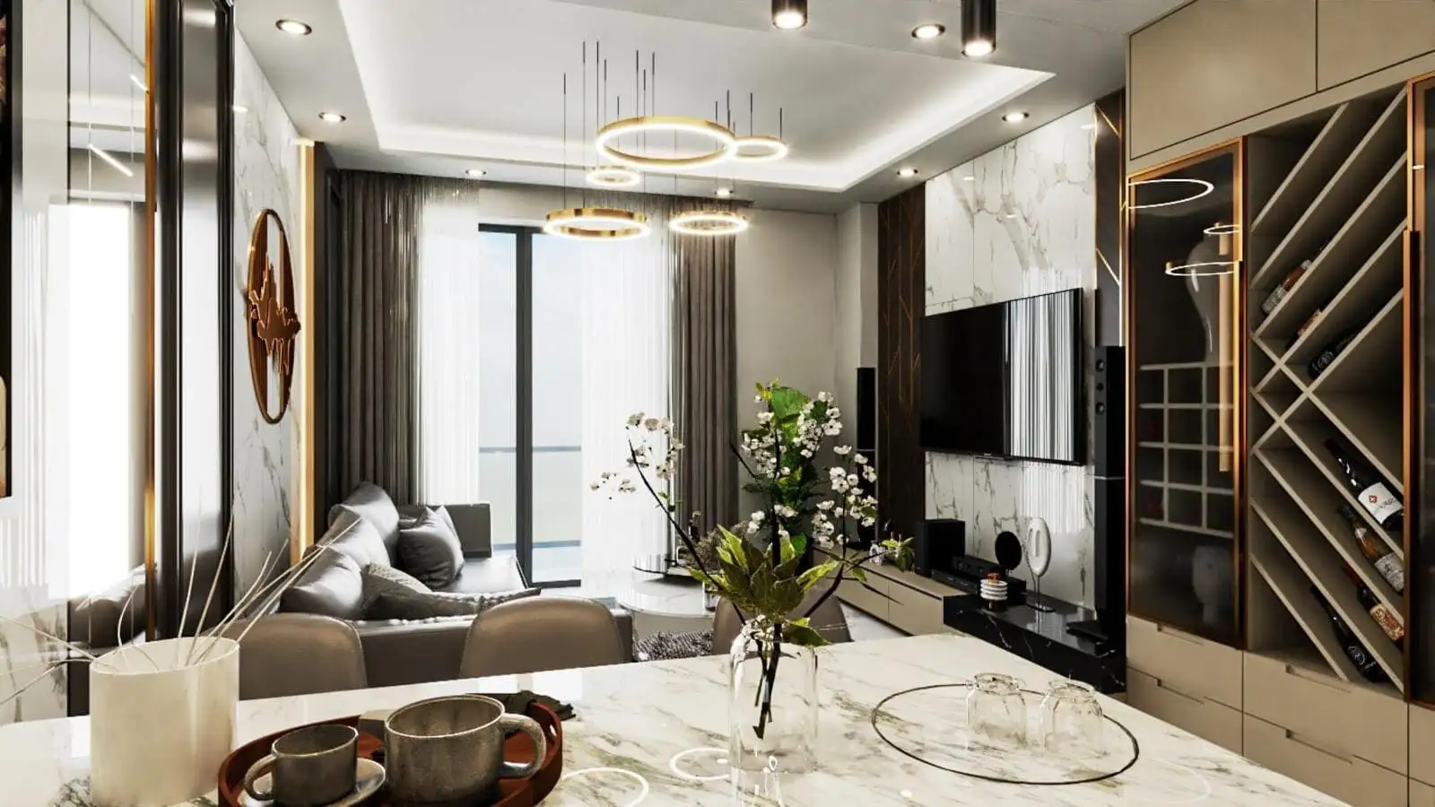 Квартира 58м² в Турции, Авсаллар. Стоимостью 95000€ аренда фото-16