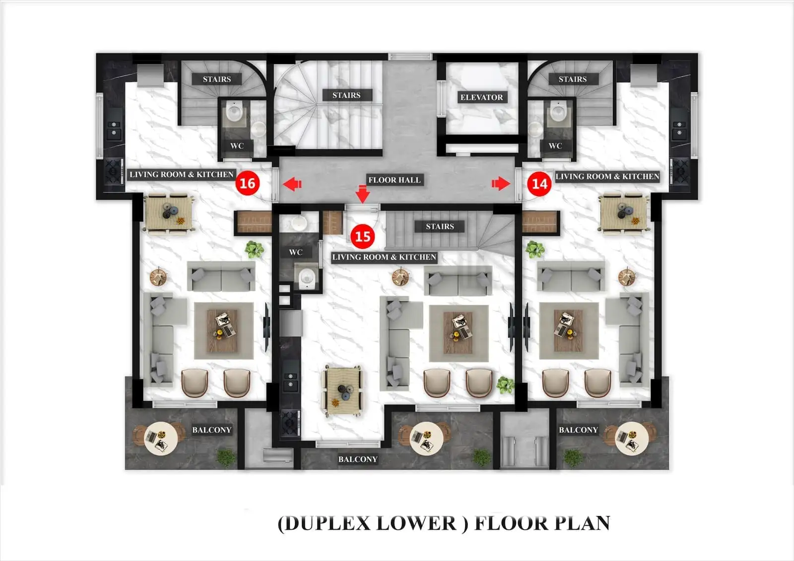 Квартира 58м² в Турции, Авсаллар. Стоимостью 95000€ аренда фото-27