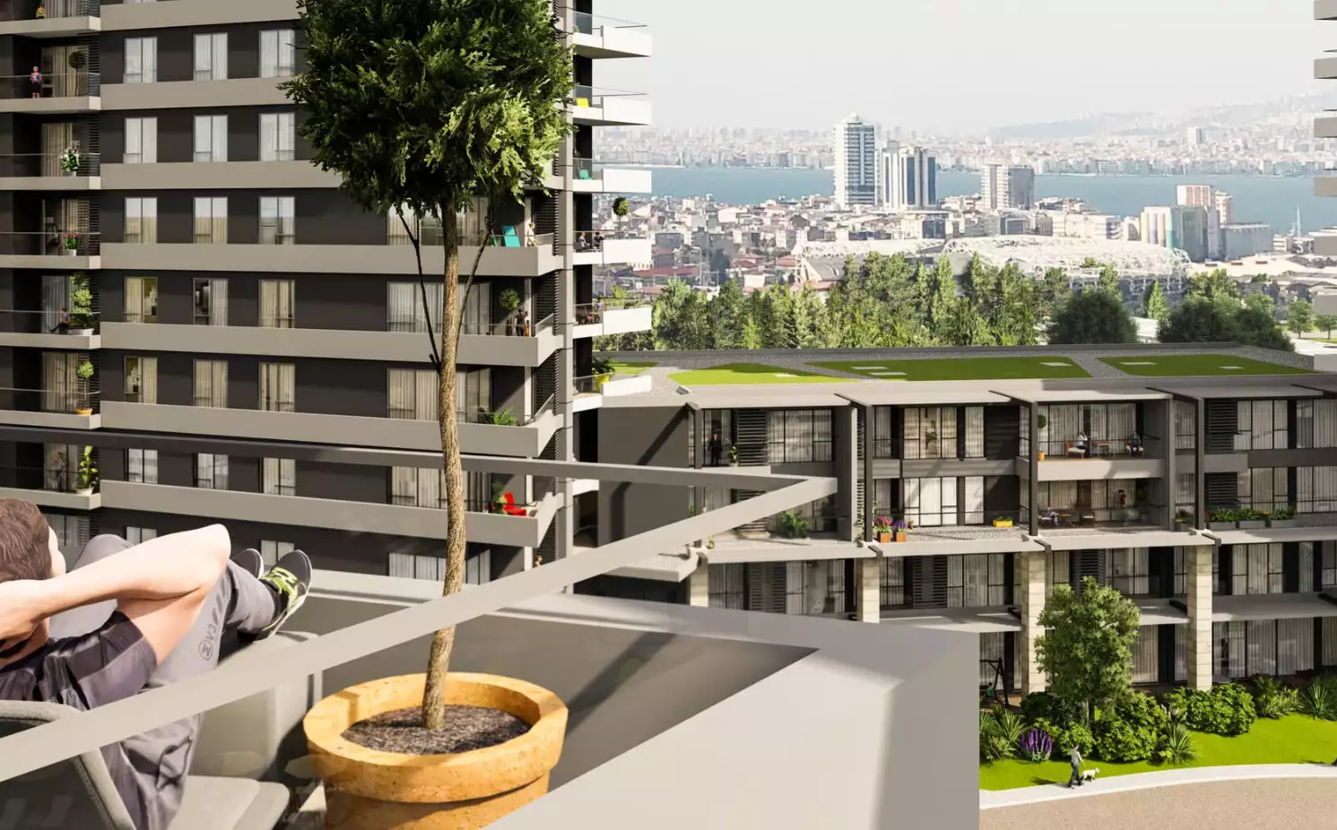 Квартира 57м² в Турции, Стамбул. Стоимостью 210000€ аренда фото-4