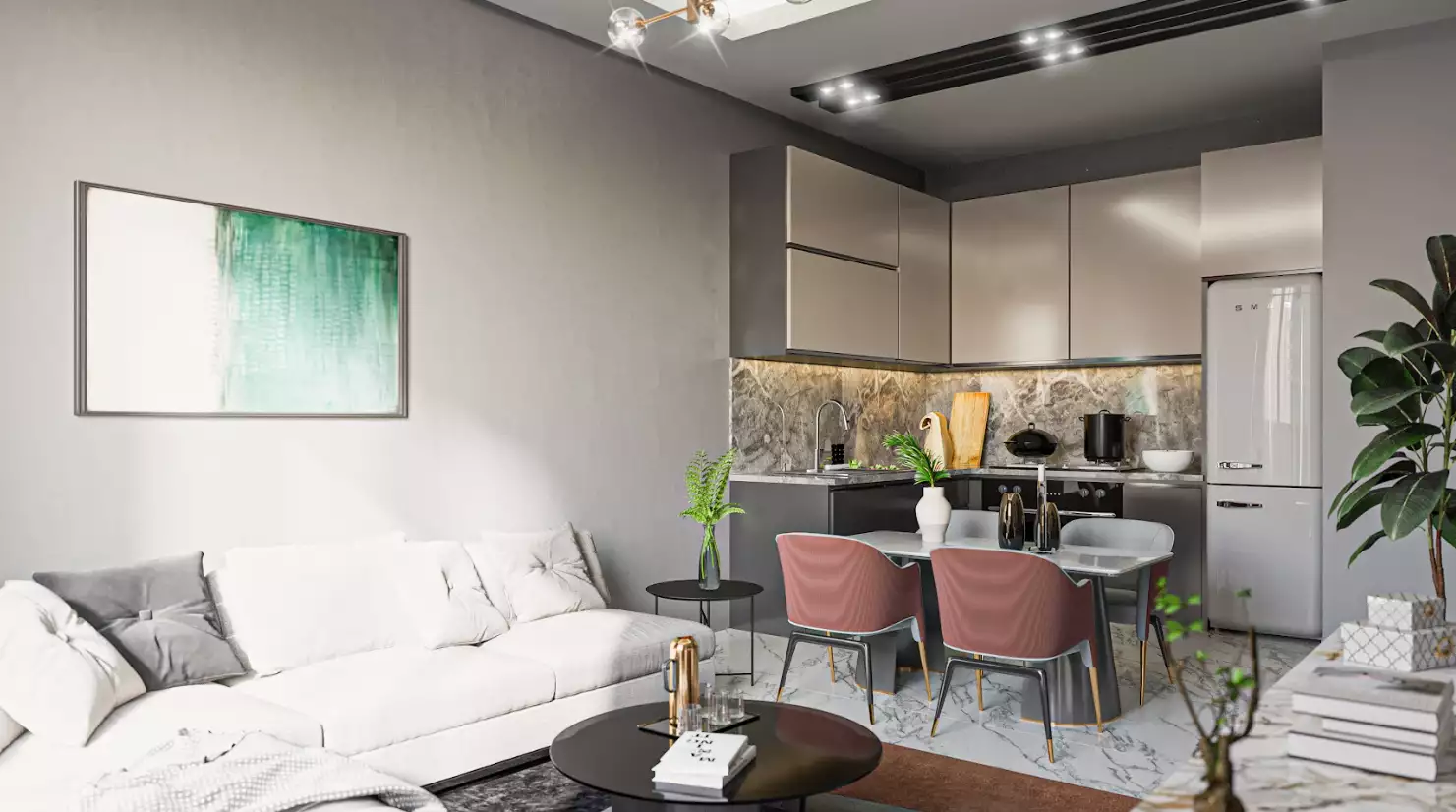 Квартира 61м² в Турции, Авсаллар. Стоимостью 95900€ аренда фото-14