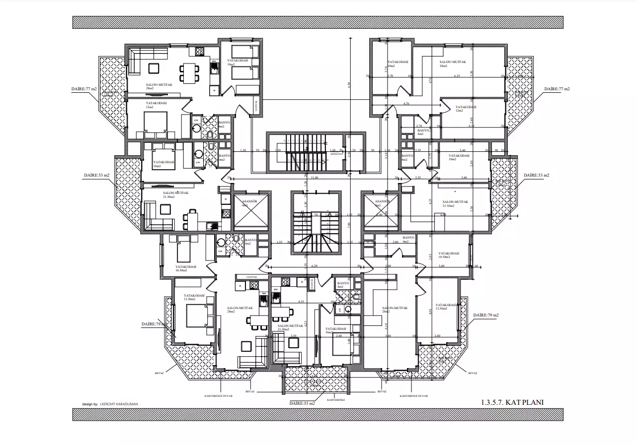 Квартира 61м² в Турции, Авсаллар. Стоимостью 95900€ аренда фото-23