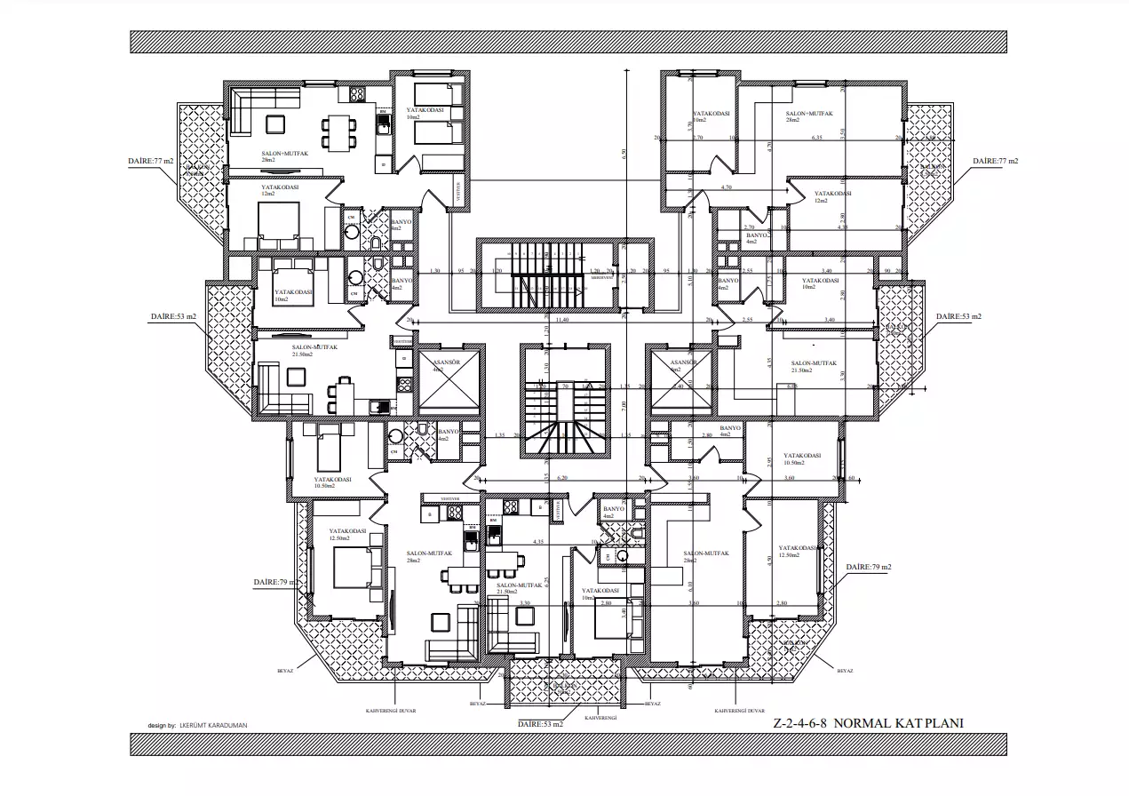 Квартира 61м² в Турции, Авсаллар. Стоимостью 95900€ аренда фото-24