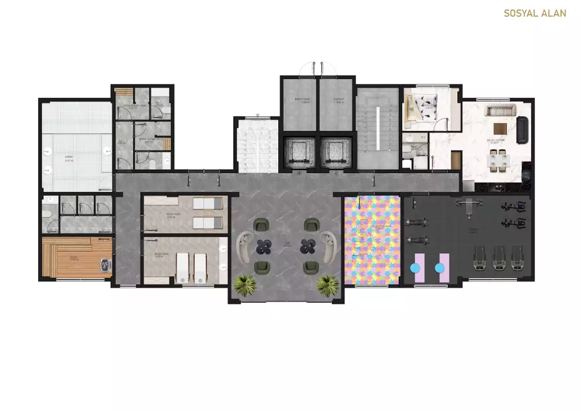 Квартира 50м² в Турции, Демирташ. Стоимостью 108000€ аренда фото-30