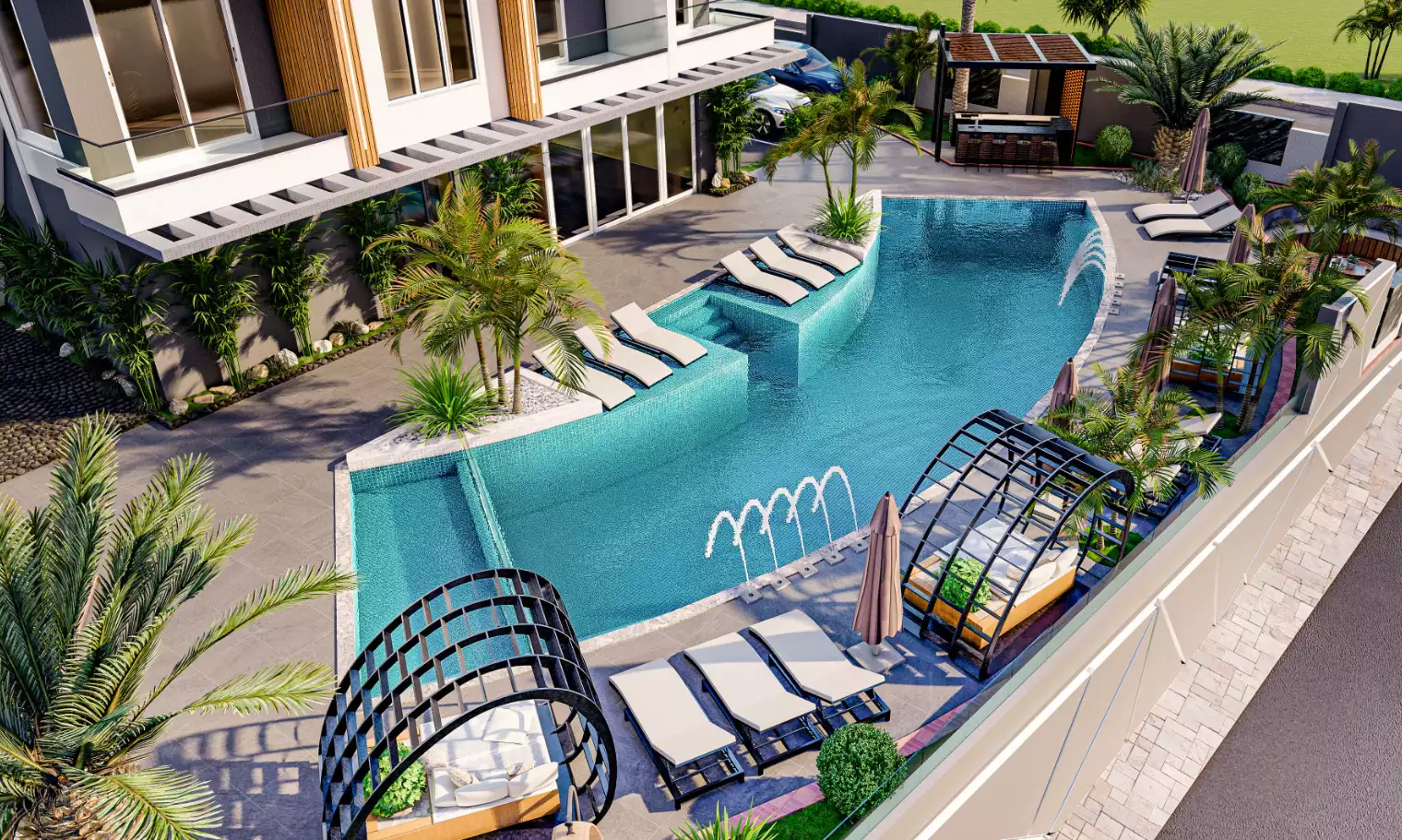 Пентхаус 49м² в Турции, Махмутлар. Стоимостью 89000€ аренда фото-5