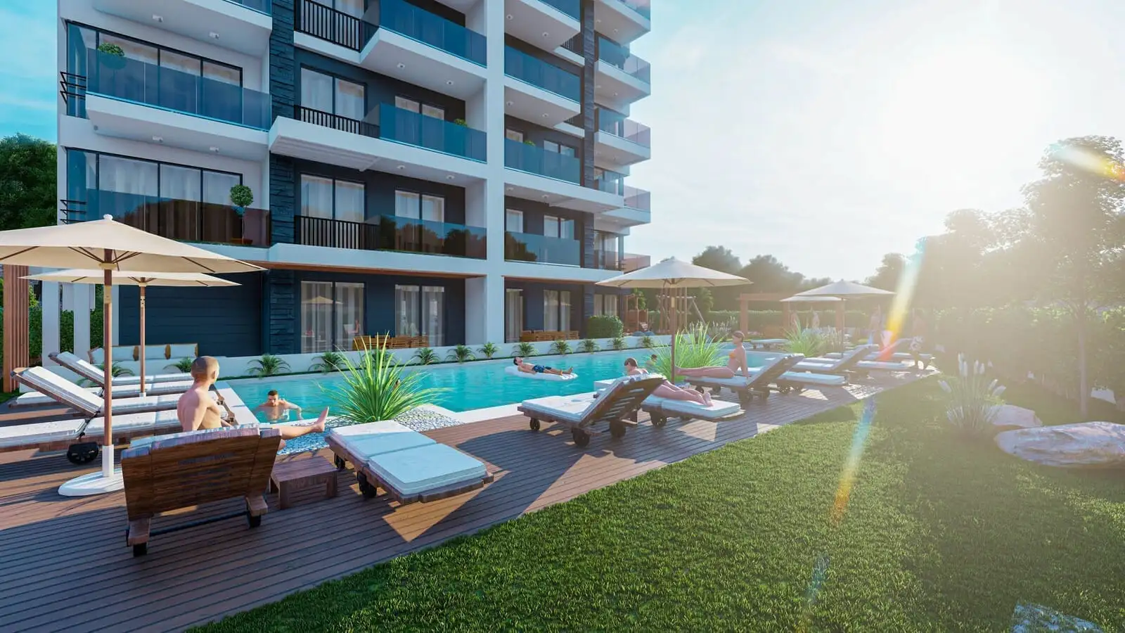 Квартира 47м² в Турции, Демирташ. Стоимостью 85000€ аренда фото-10