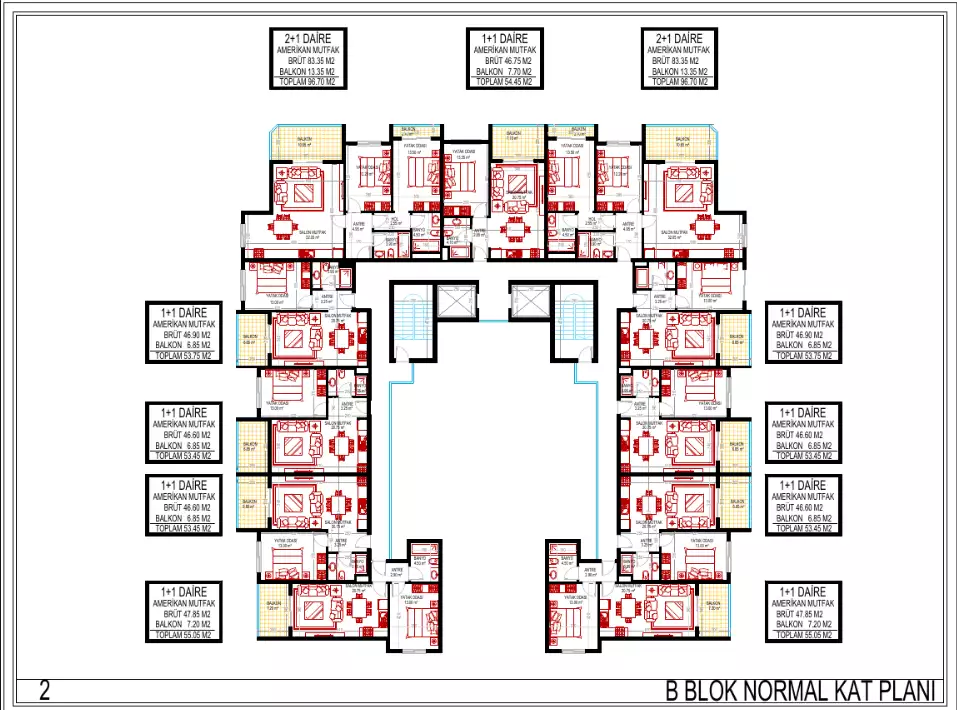 Квартира 53м² в Турции, Махмутлар. Стоимостью 175000€ аренда фото-26