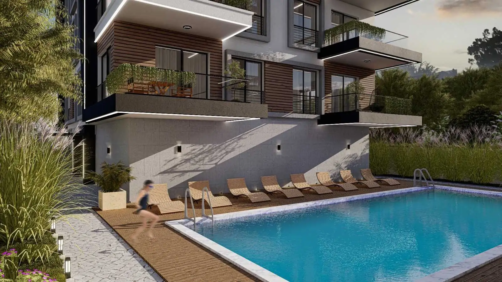 Квартира 50м² в Турции, Махмутлар. Стоимостью 148000€ аренда фото-18