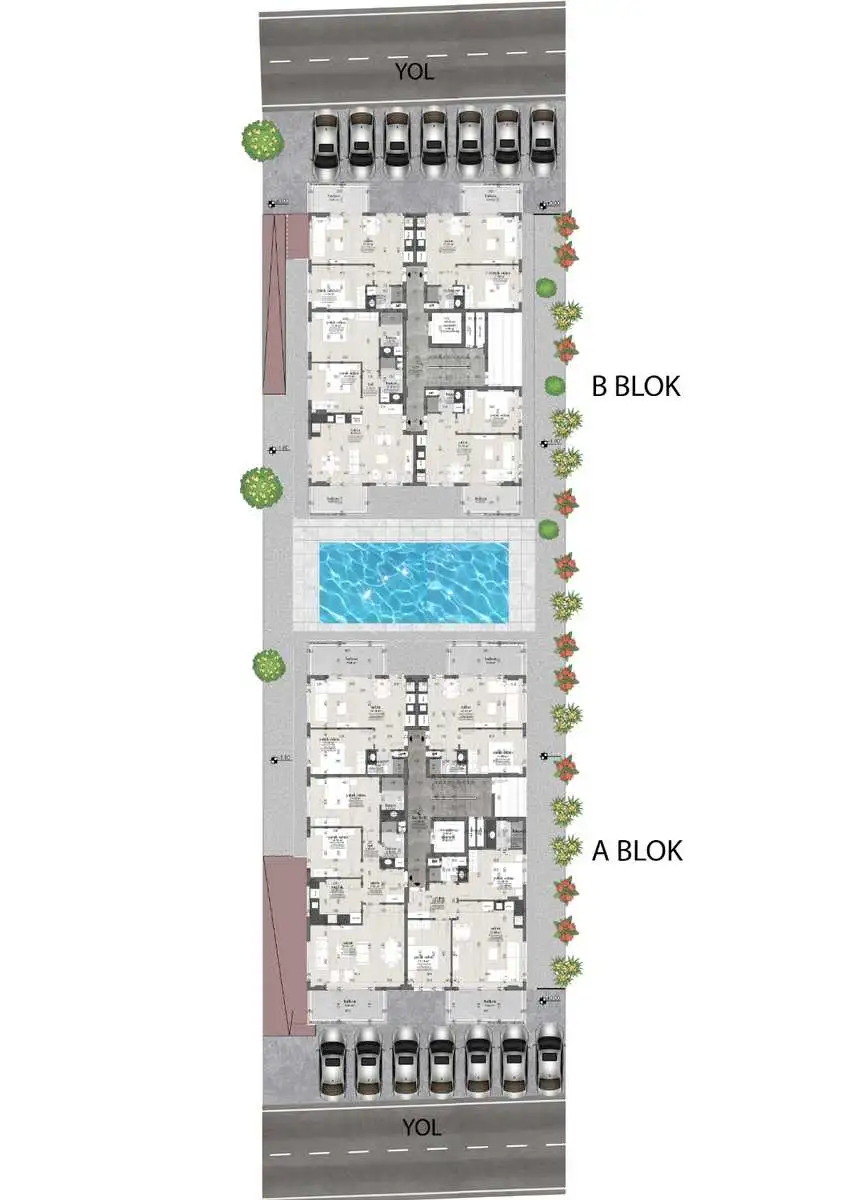 Квартира 50м² в Турции, Махмутлар. Стоимостью 148000€ аренда фото-26
