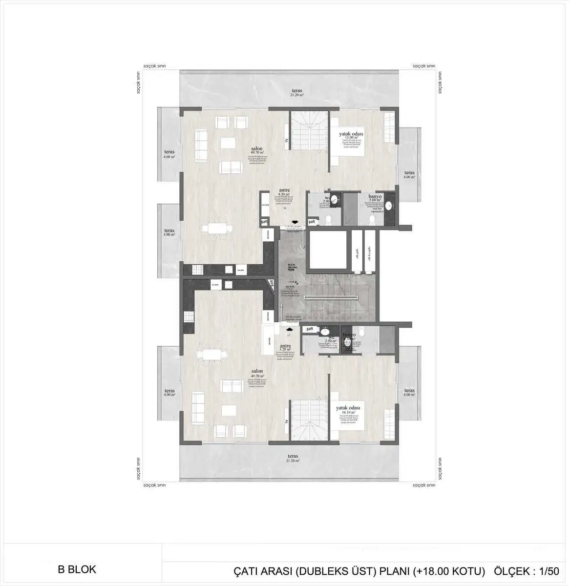 Квартира 50м² в Турции, Махмутлар. Стоимостью 148000€ аренда фото-30